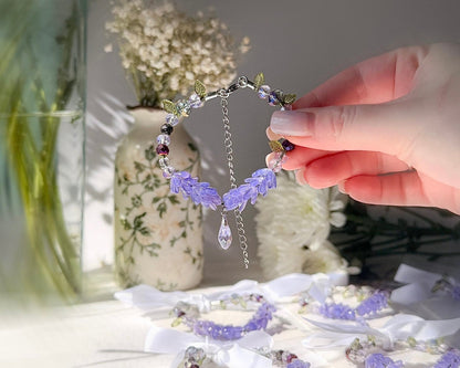 Lavender Flower Bracelet