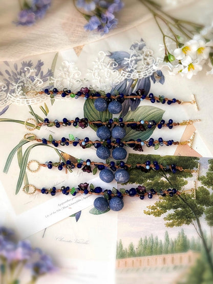 Blooming Blueberry Garden Handmade Bracelets