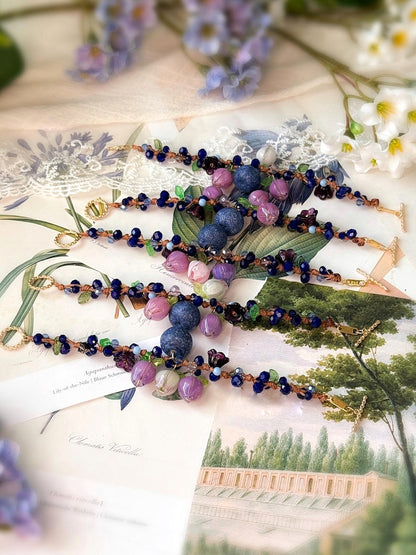 Blooming Blueberry Garden Handmade Bracelets