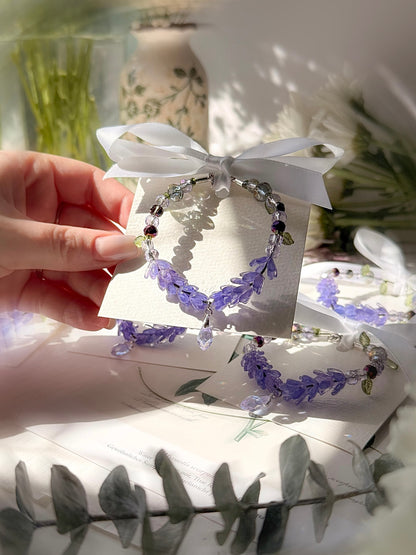 Lavender Flower Bracelet