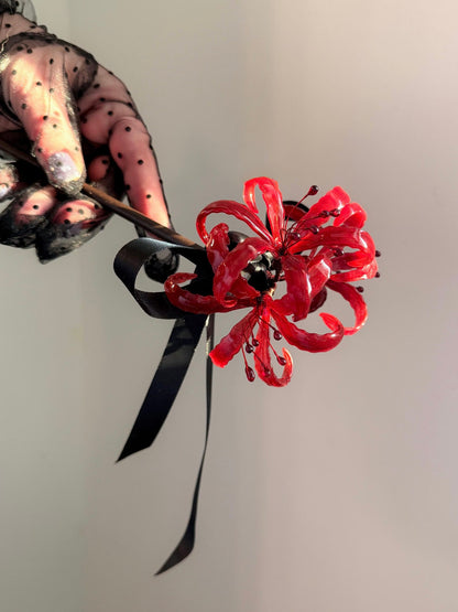 Handmade Lycoris Flower Hair Pin