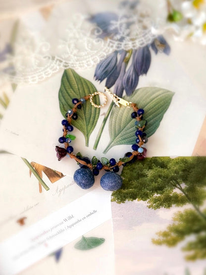 Blooming Blueberry Garden Handmade Bracelets